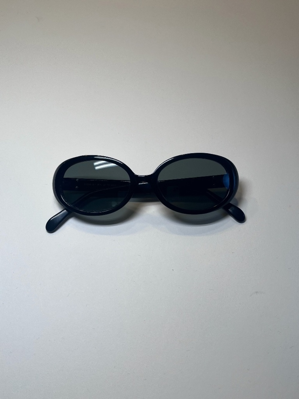 Serengeti Black Jackie O Oversized Sunglasses with Metal accents Style 6704